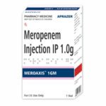 Meroaxis 1gm treatment of susceptible infections