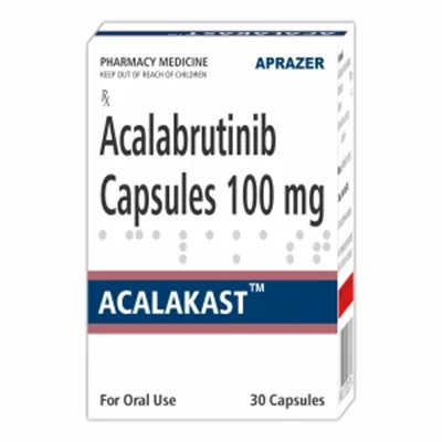 ACALAKAST 100 mg 30 Capsules 400px