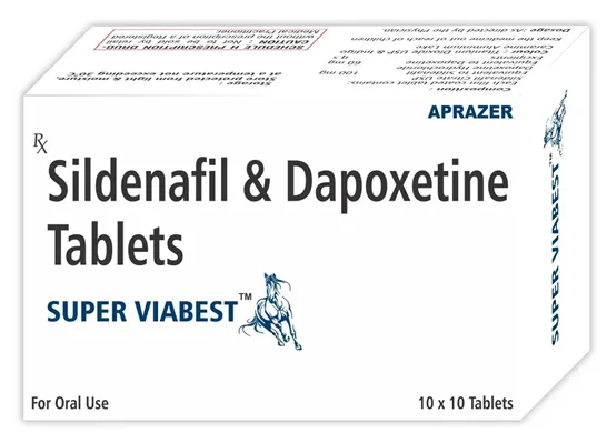 SUPER-VIABEST Sildenafil & Dapoxetine Tablets SUPER-VIABEST | Sildenafil & Dapoxetine Tablets