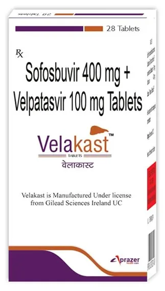 Velakast - Sofosbuvir and Velpatasvir Tablets Velakast - Sofosbuvir and Velpatasvir Tablets