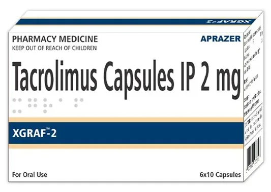 XGRAF-2mg - Tacrolimus Capsules 2mg XGRAF-2mg - Tacrolimus Capsules 2mg