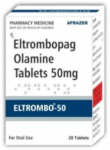 eltrombo-50mg-Eltrombopag Olamine 50mg Tablet