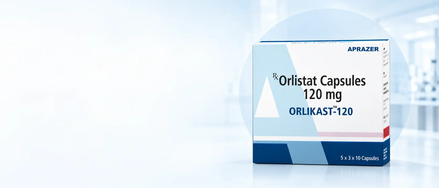 Orlikast Orlistat 120 mg Capsules - Clinician-Guided Weight Management - Aprazer Healthcare